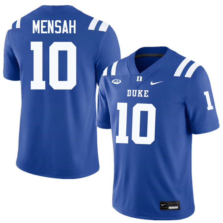 Darian Mensah Duke Jersey,Duke Blue Devils #10 Darian Mensah Jersey Youth College-Blue